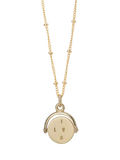 Auree Seychelles Spin I Love You Pendant Necklace