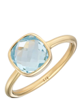Auree Mondello Blue Topaz Cocktail Ring Gold