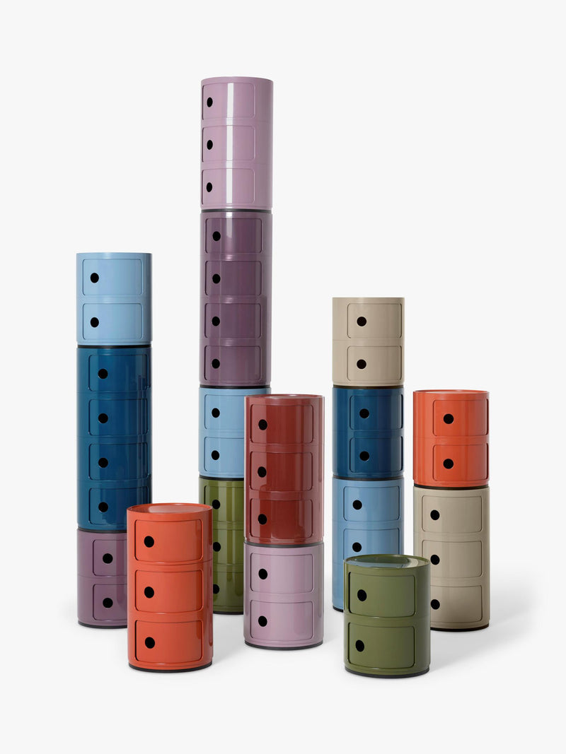 Kartell Componibili 2-tier side table, imported from the UK