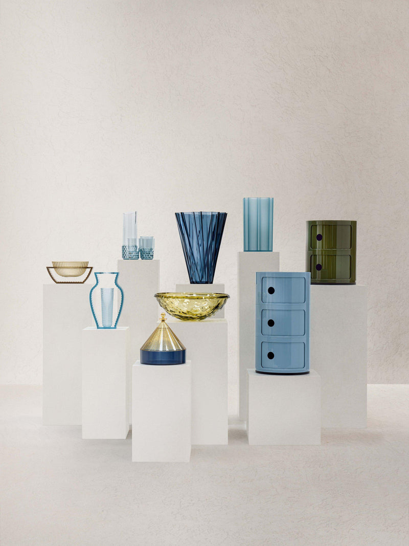 Kartell Componibili 2-tier side table, imported from the UK