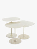 Kartell Thierry side table set of 3 white, imported from the UK