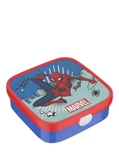 John Lewis Mepal Marvel Spider-Man Campus Bento Lunch Box & Fork 1250ml- Buy online at McGrocer