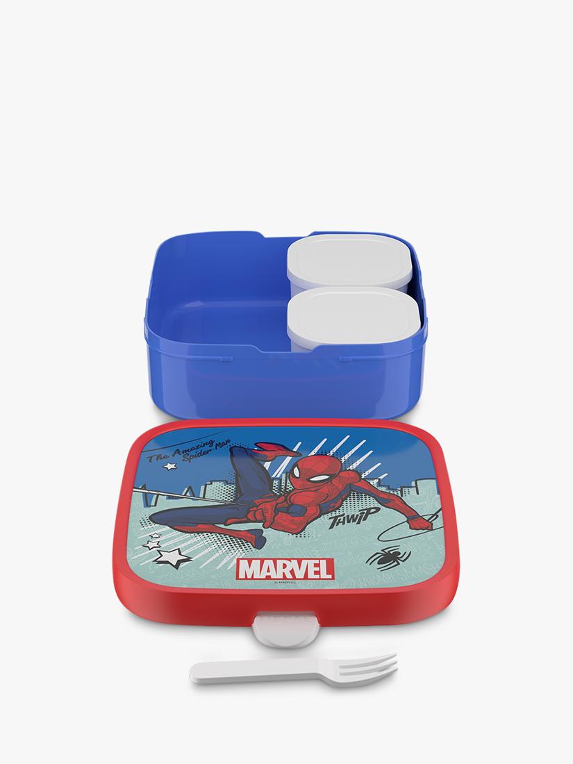 Mepal Marvel Spider-Man bento lunch box with fork, imported from the UK