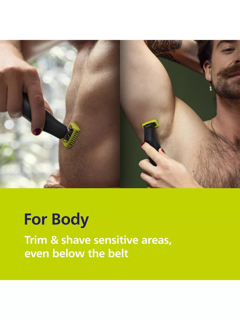Philips OneBlade Pro 360 beard trimmer green - British product