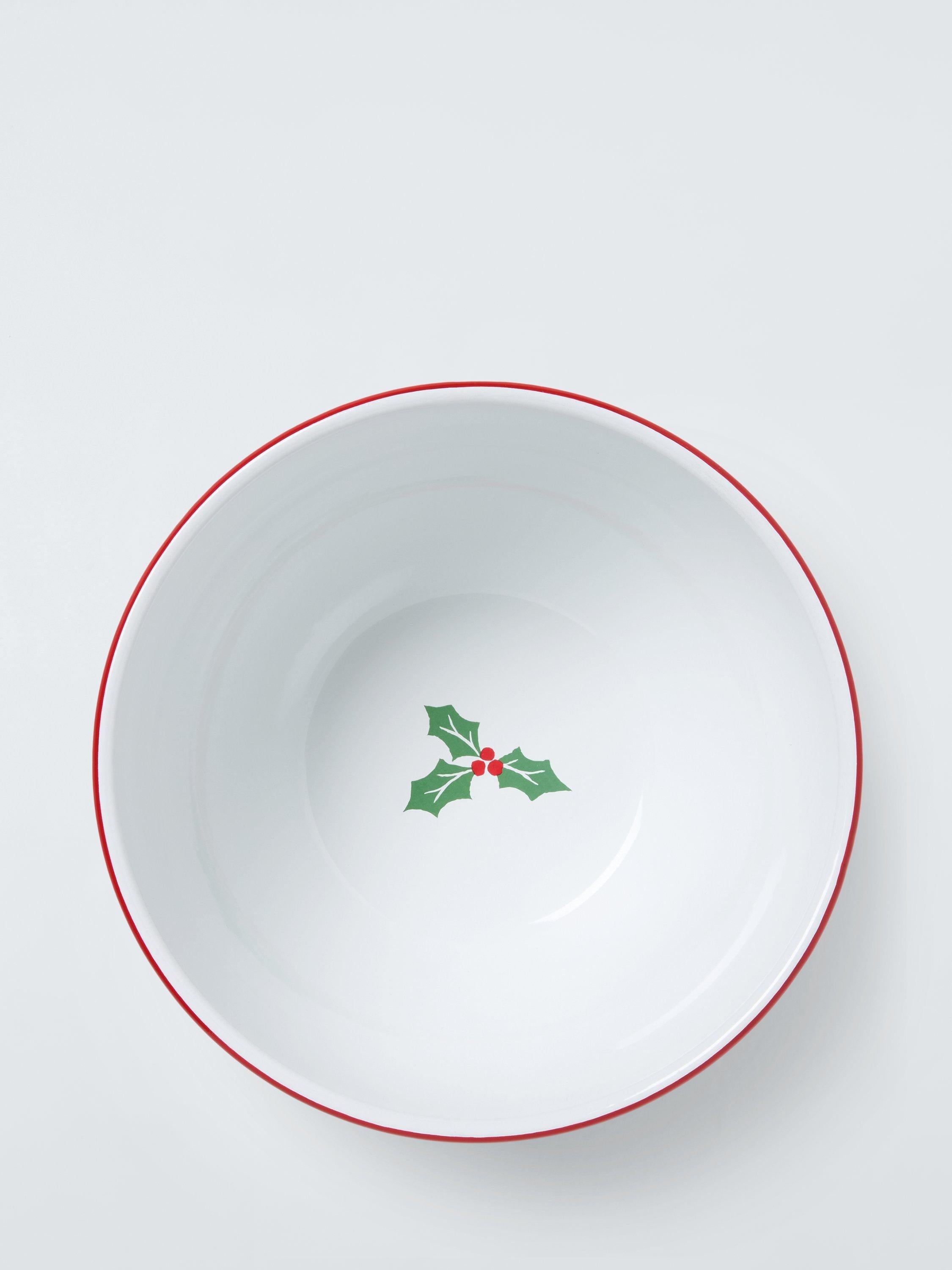 John Lewis Christmas enamel mixing bowl 4.7L, UK version