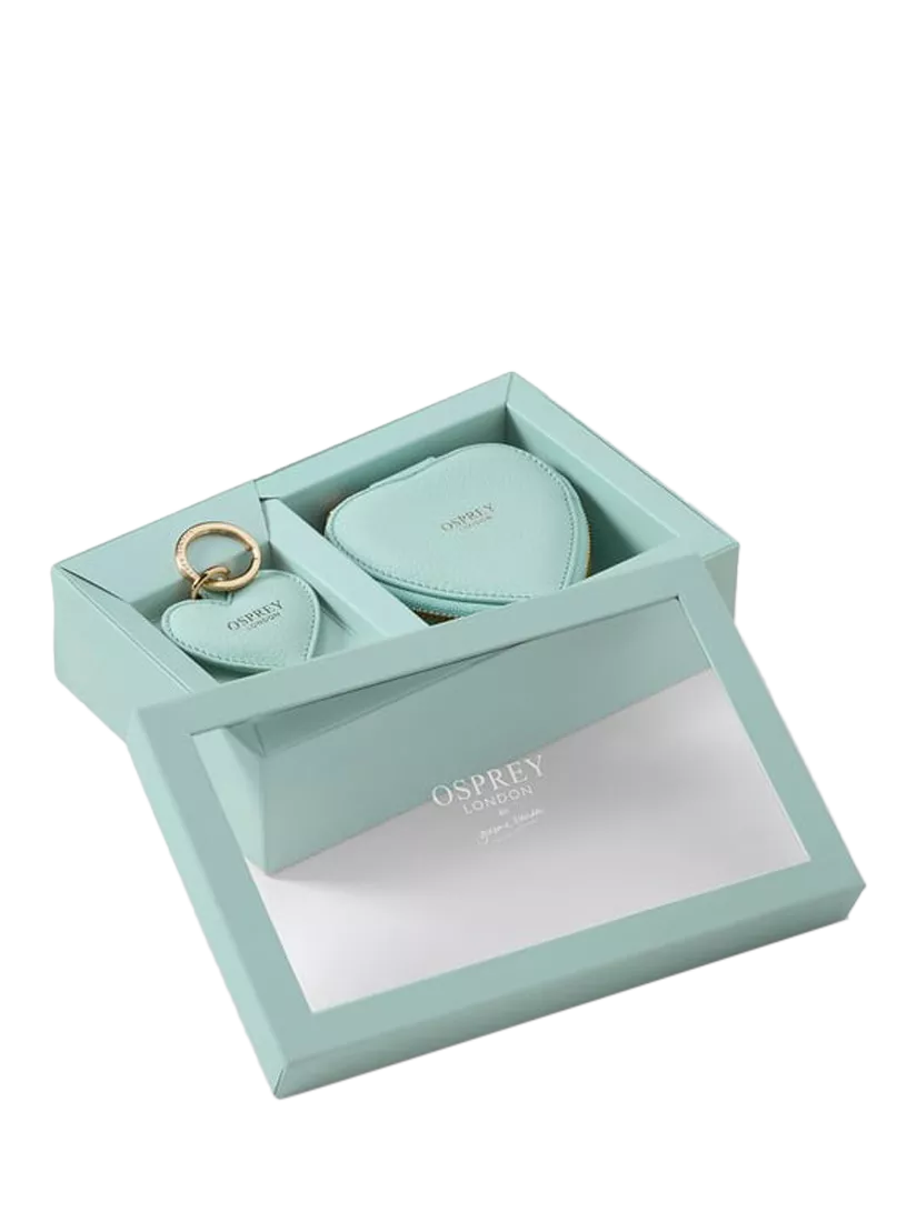 OSPREY LONDON Tilly Leather Heart gift set (British brand)