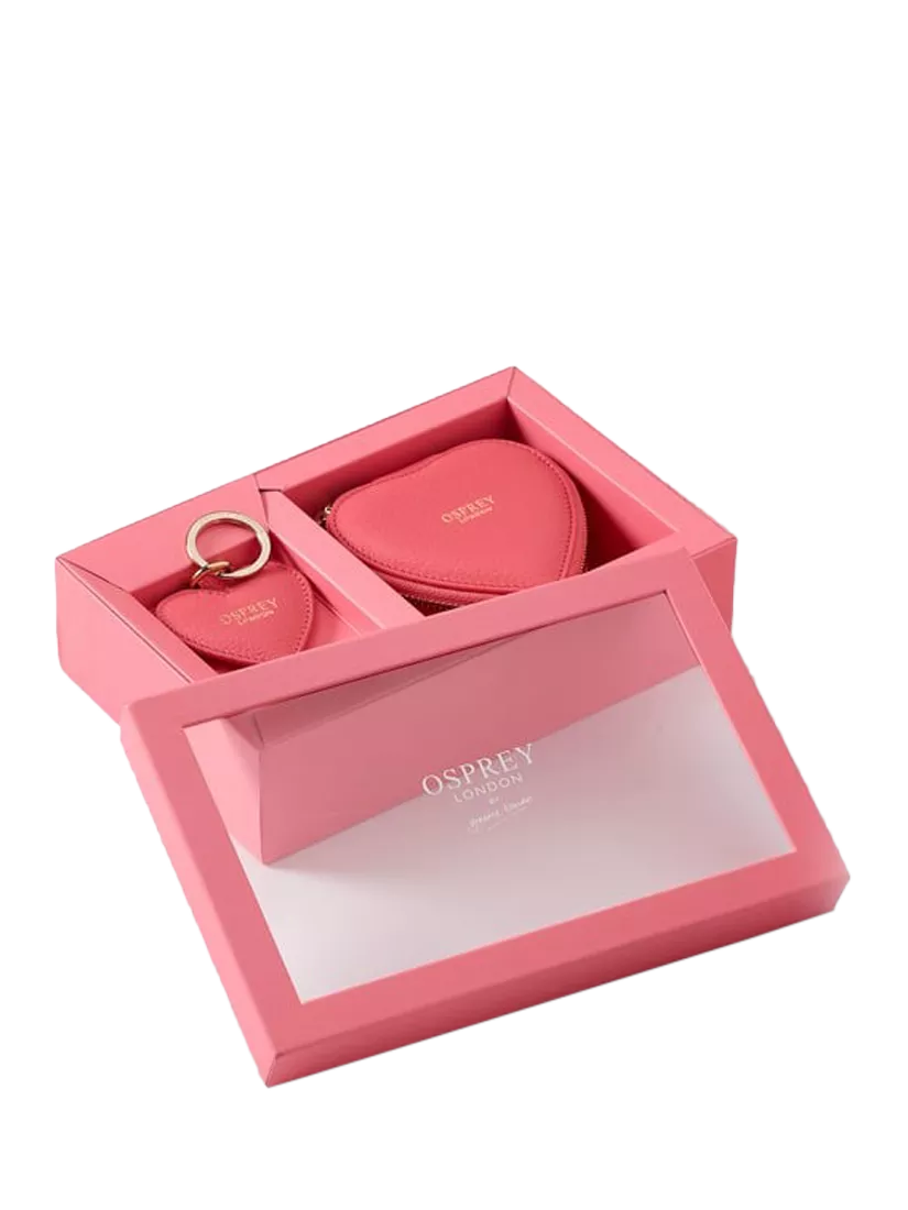 OSPREY LONDON The Tilly Leather Heart Gift Set