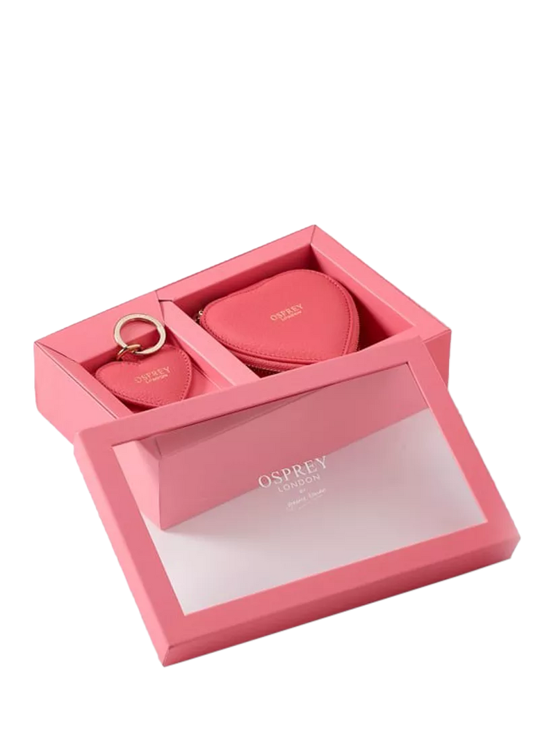 OSPREY LONDON The Tilly Leather Heart Gift Set