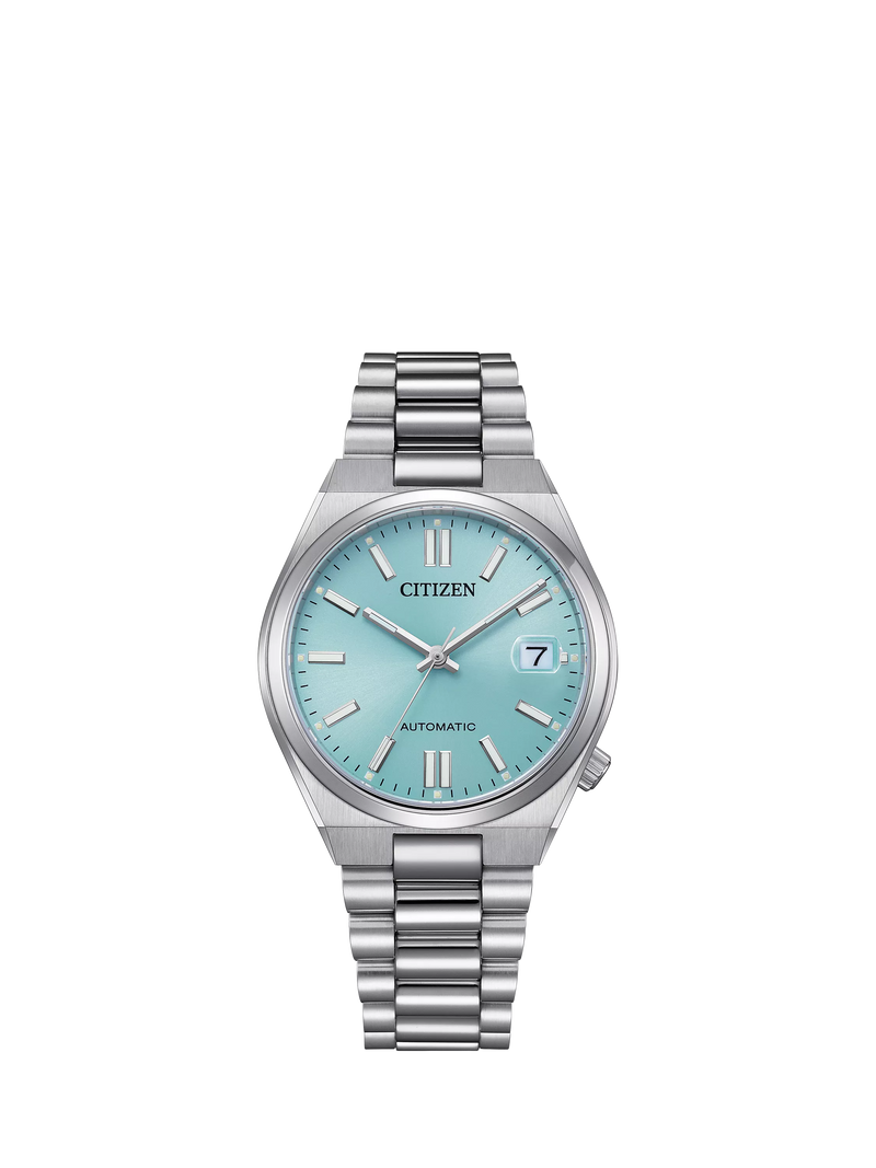 Citizen Tsuyosa NJ020 automatic watch blue dial 37mm - British product