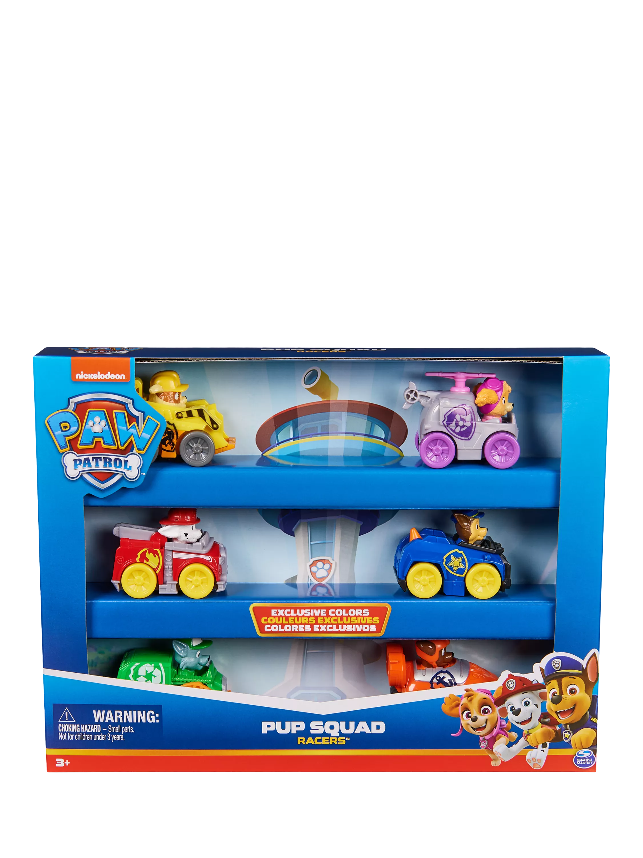 Paw Patrol Pup Squad Racers Gift Set toy cars (British brand)