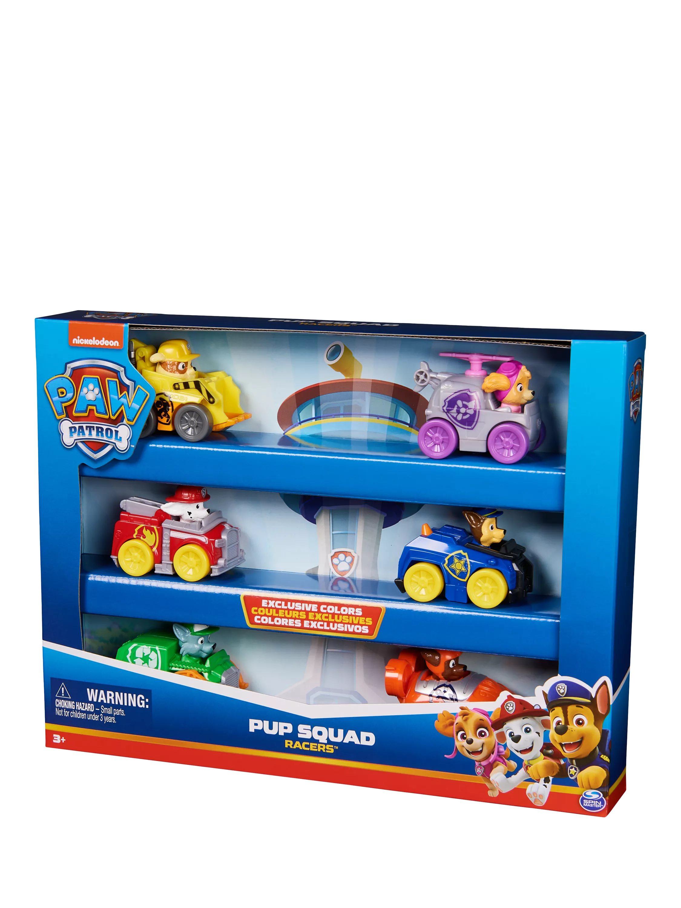 Paw Patrol Pup Squad Racers Gift Set toy cars (British brand)