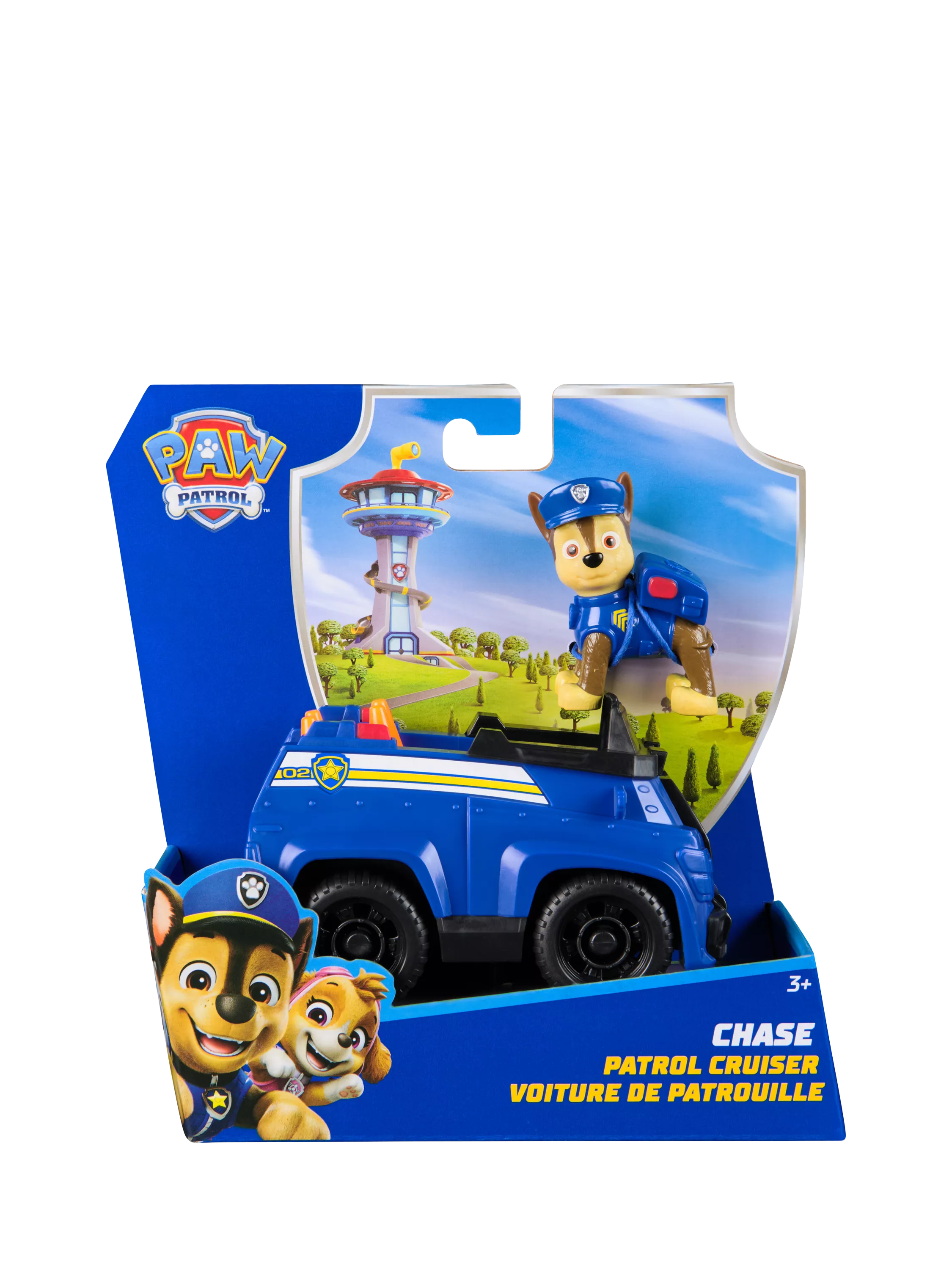 Paw Patrol Chase Patrol Cruiser toy vehicle, UK version