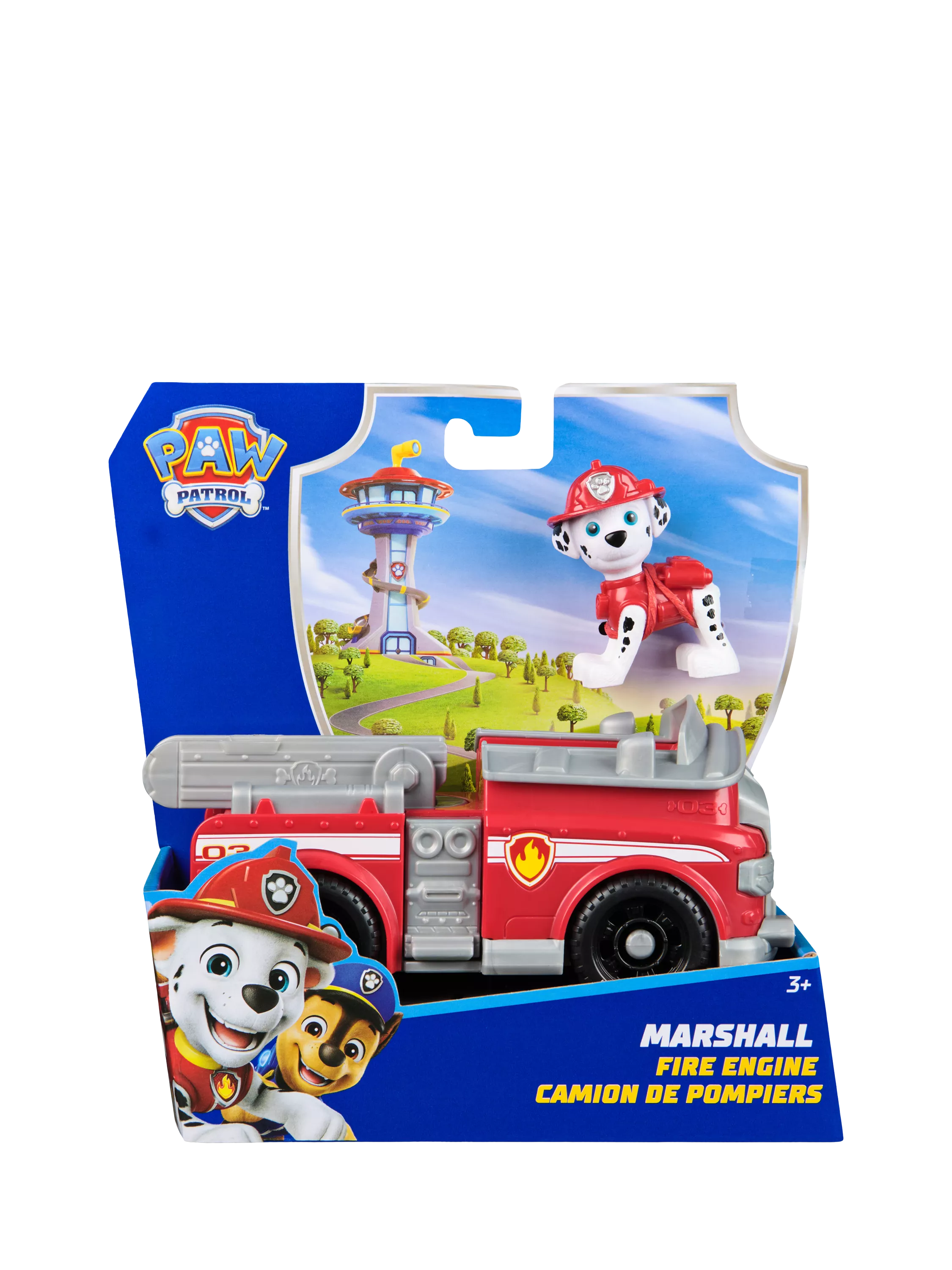 Paw Patrol Marshall Fire Engine toy (British brand)