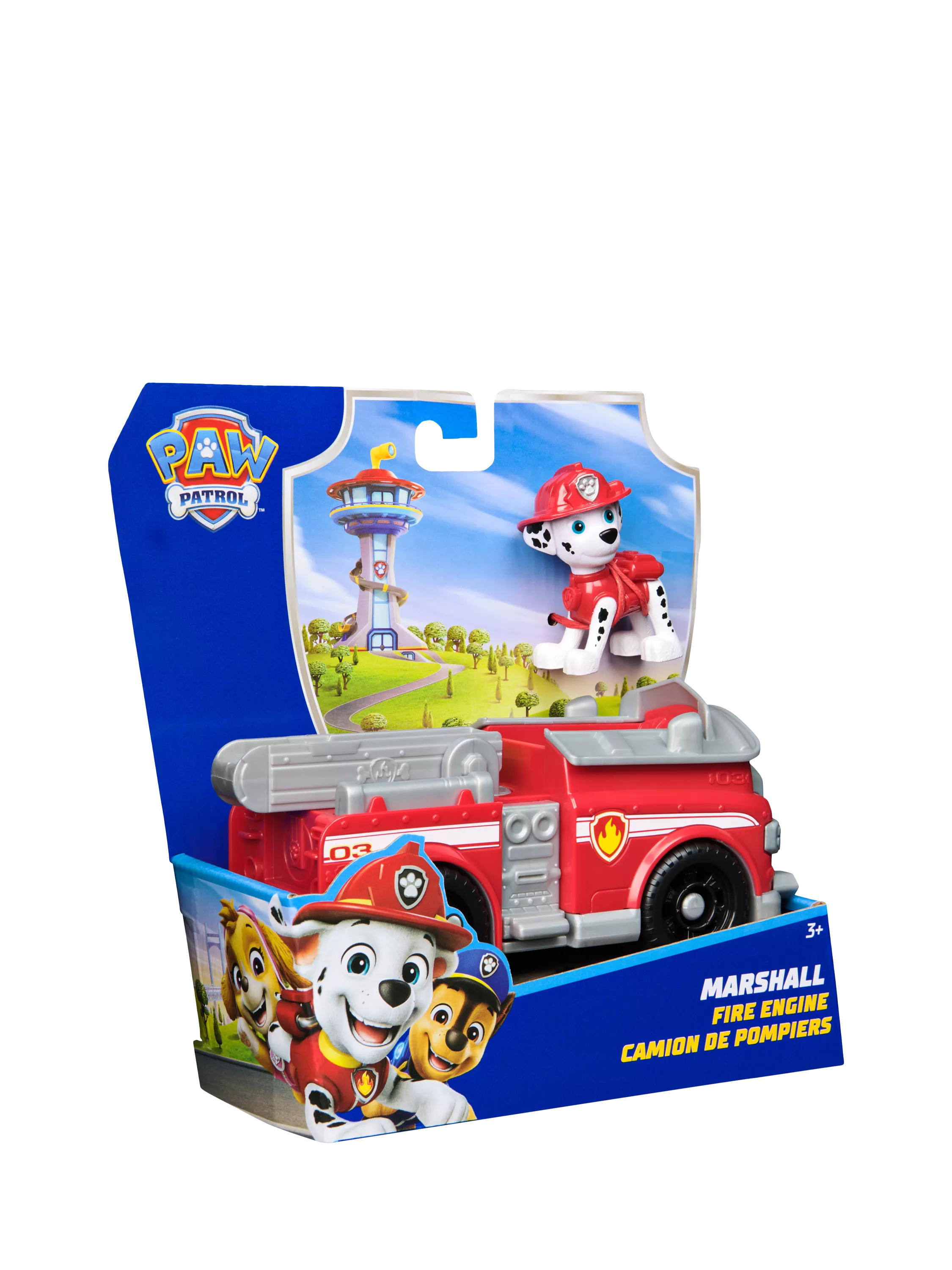 Paw Patrol Marshall Fire Engine toy (British brand)