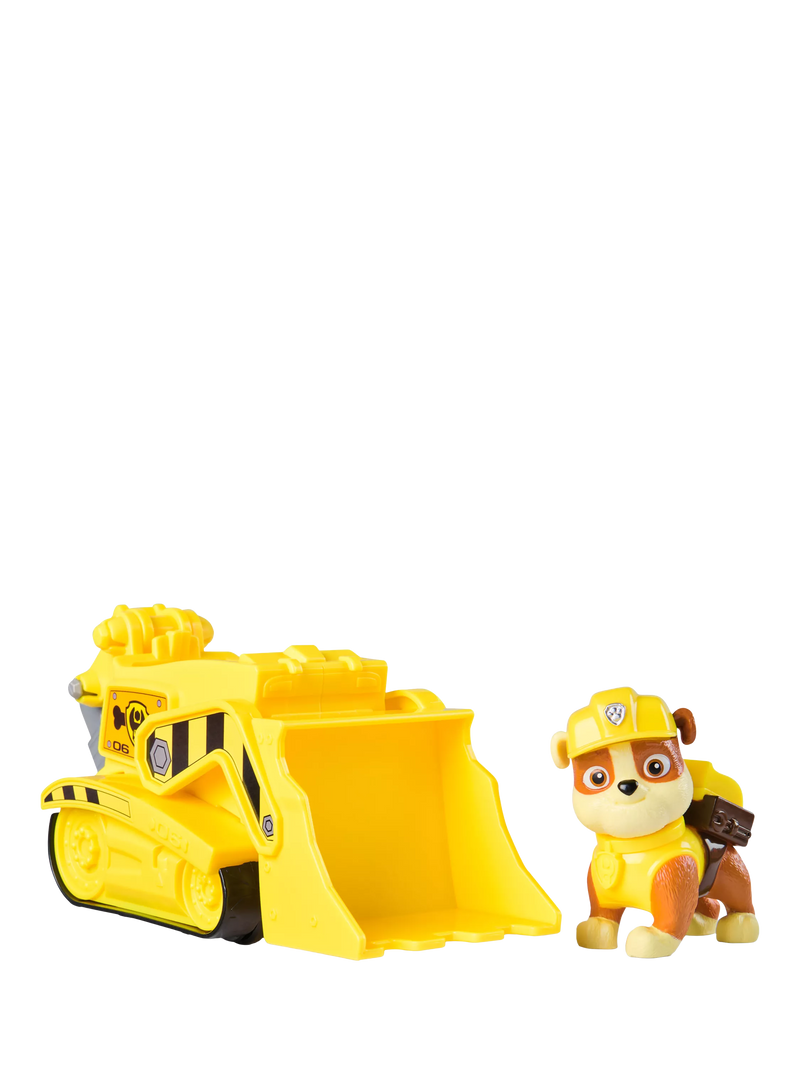 Paw Patrol Rubble Bulldozer toy vehicle with construction parts (British brand)
