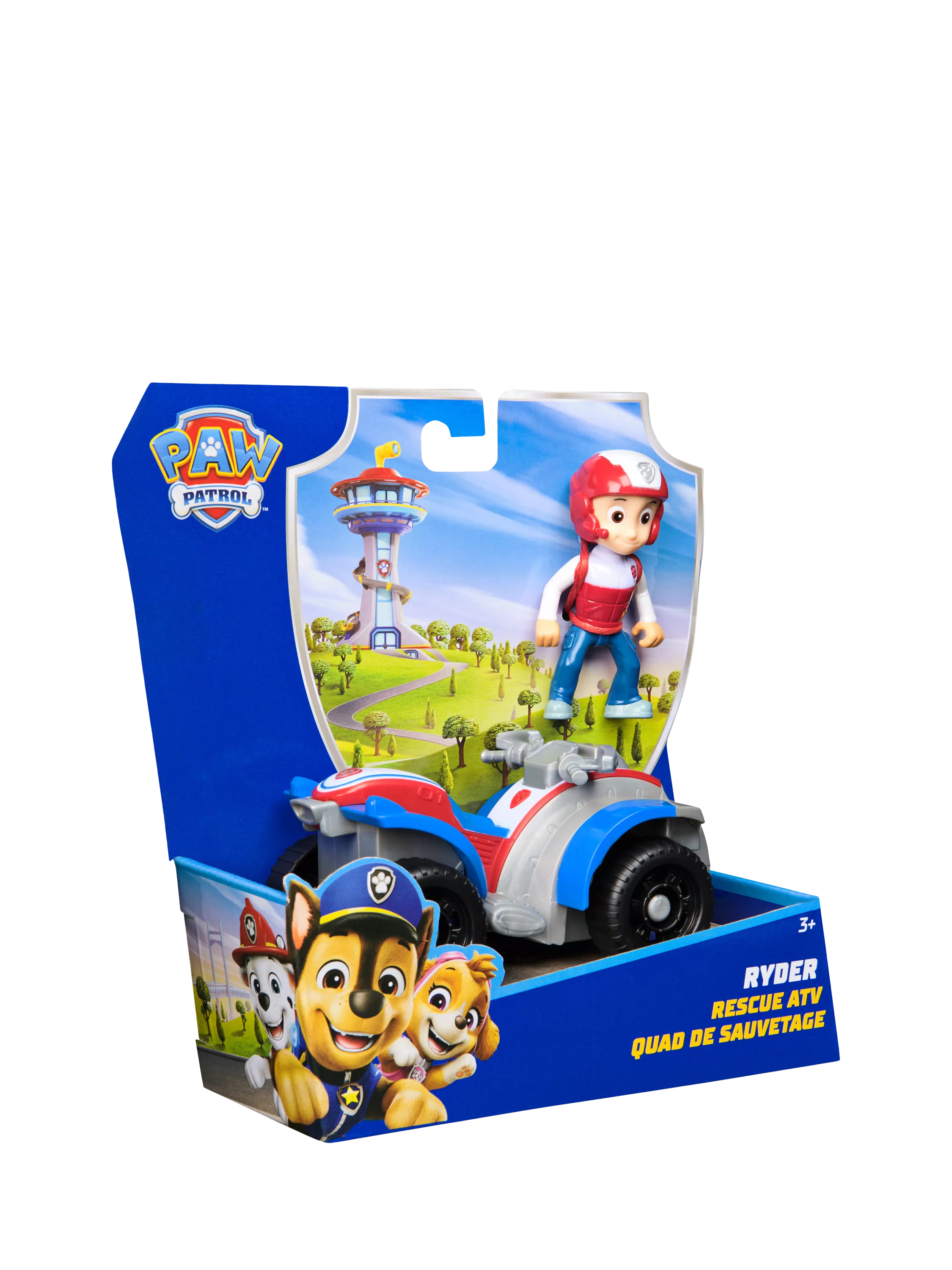 Paw Patrol Ryder Rescue ATV toy (British brand)