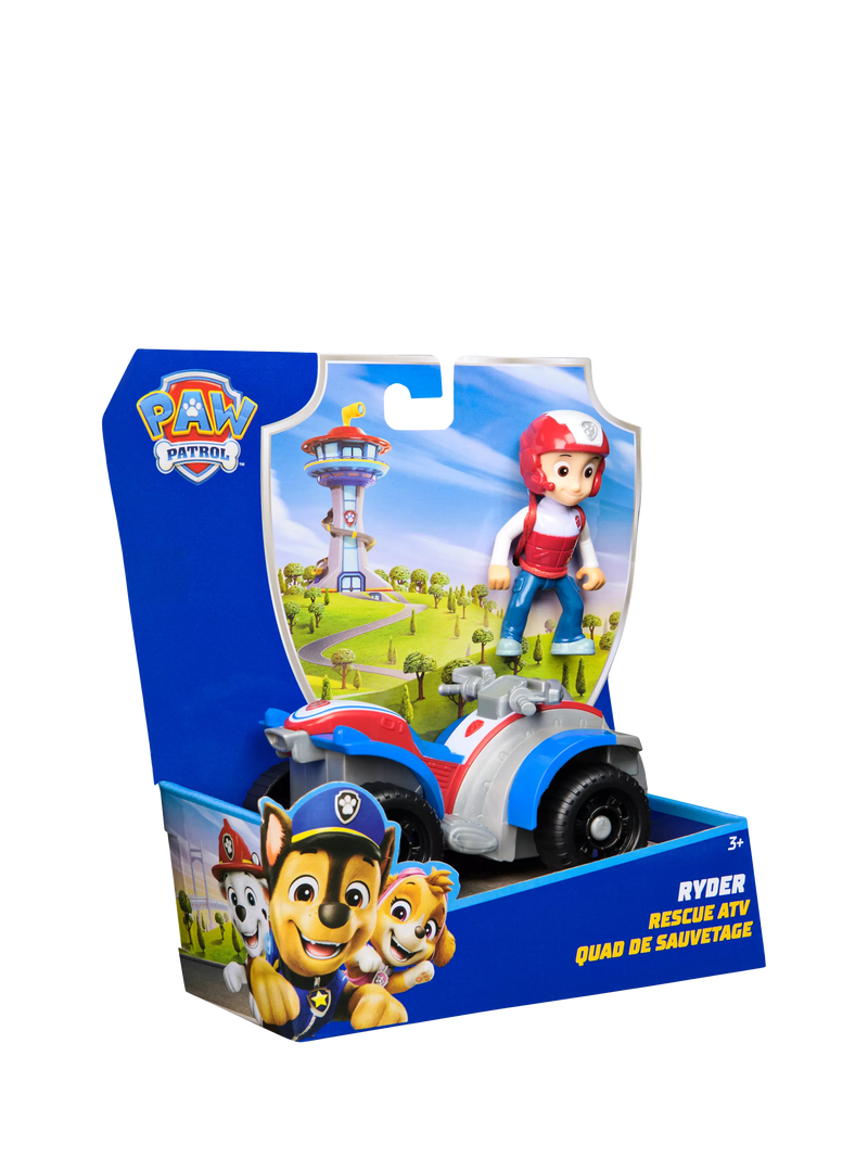 Paw Patrol Ryder Rescue ATV toy (British brand)