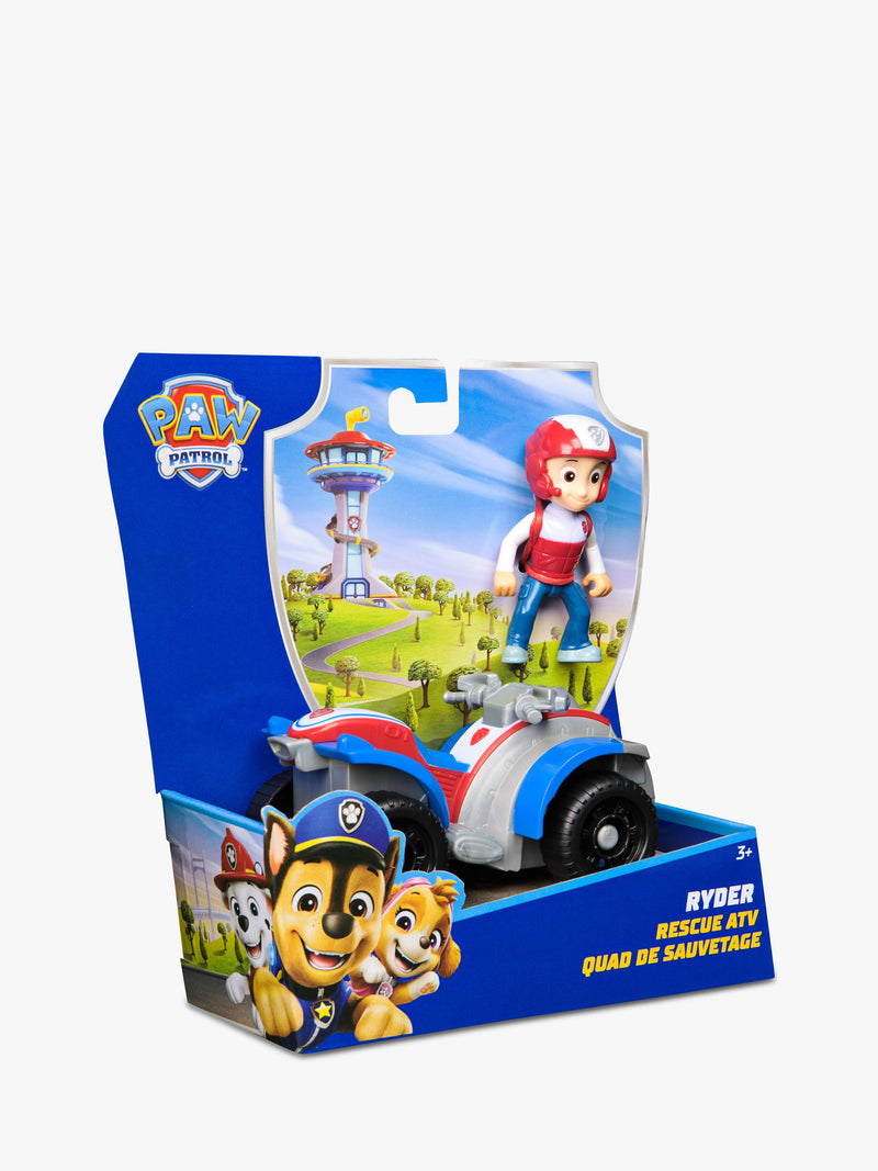 Paw Patrol Ryder Rescue ATV toy (British brand)
