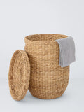 John Lewis natural bulrush laundry basket, imported from the UK