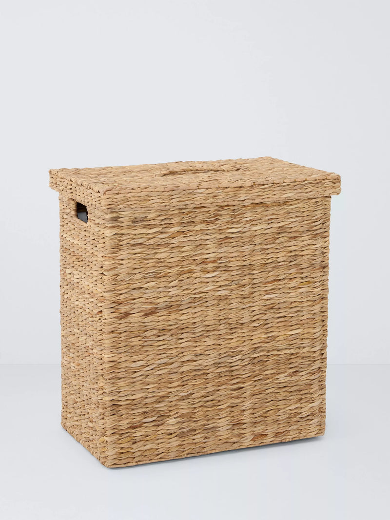 John Lewis double laundry basket natural bulrush, UK version