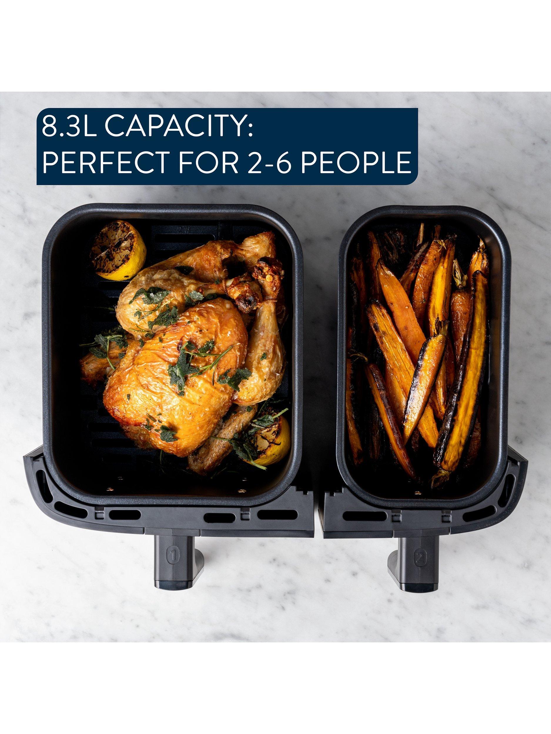 Tefal dual drawer air fryer 8.3L (British brand)