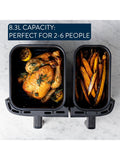 Tefal dual drawer air fryer 8.3L (British brand)