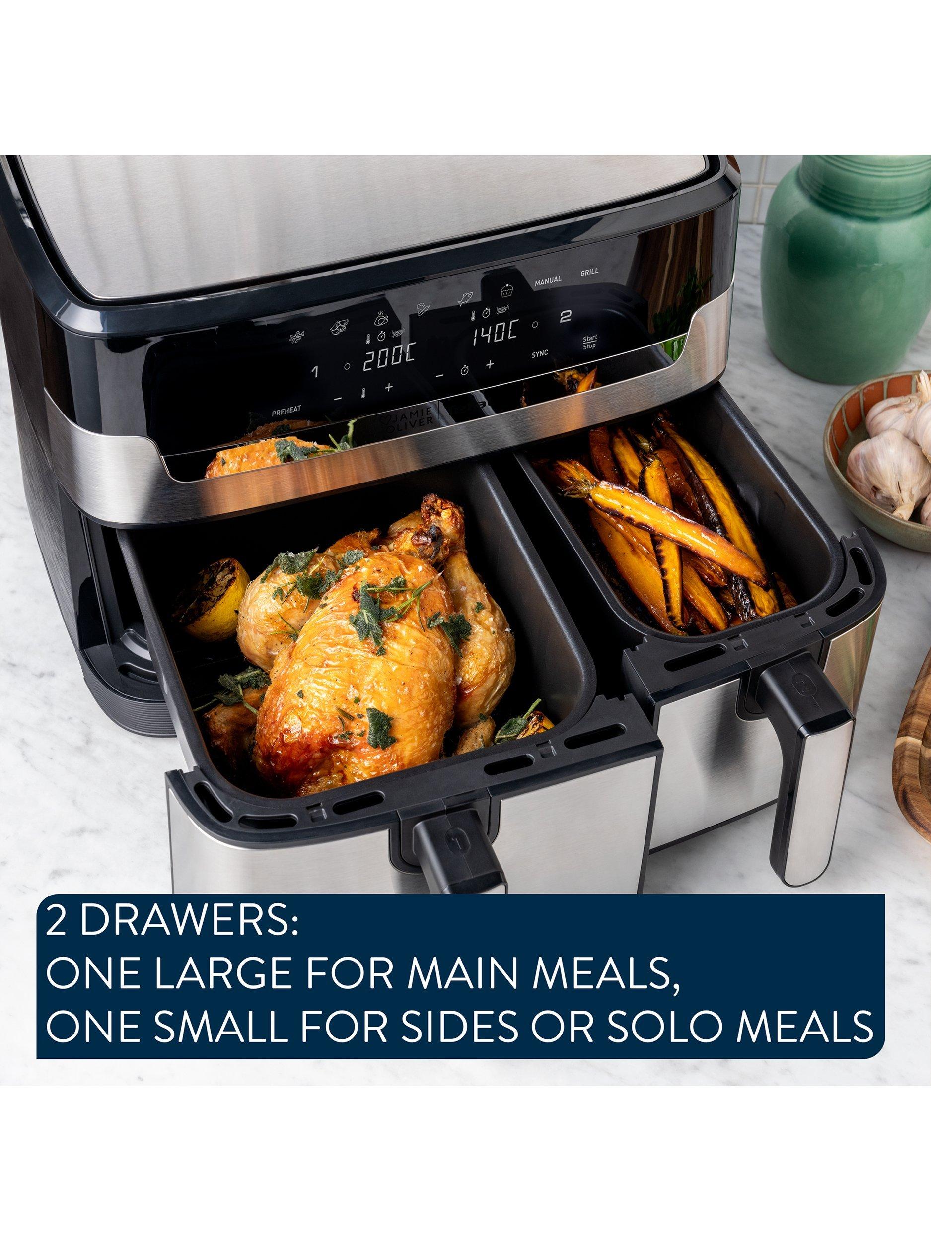 Tefal dual drawer air fryer 8.3L (British brand)