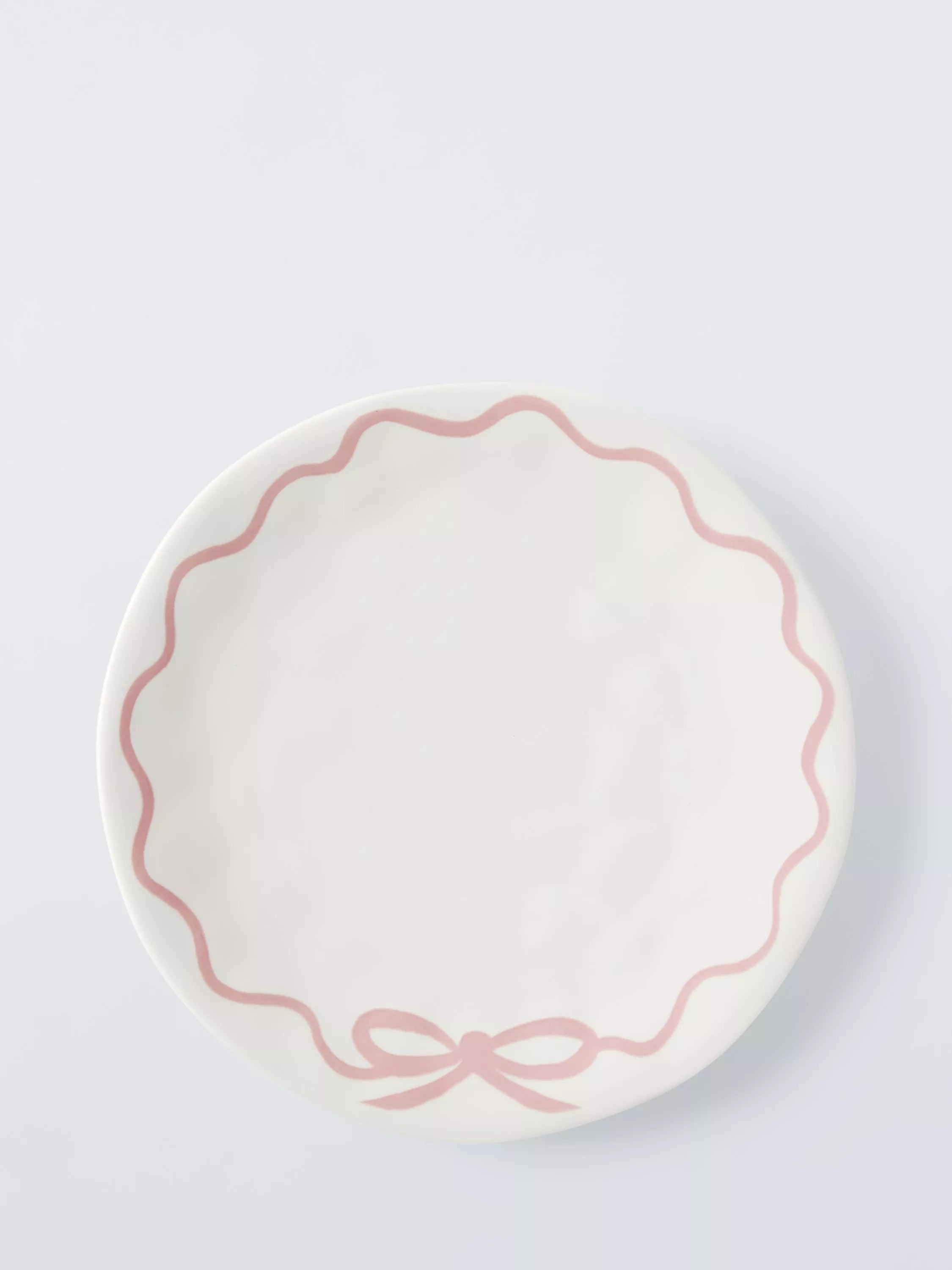 John Lewis Flora Bow pink side plate 20cm, UK version