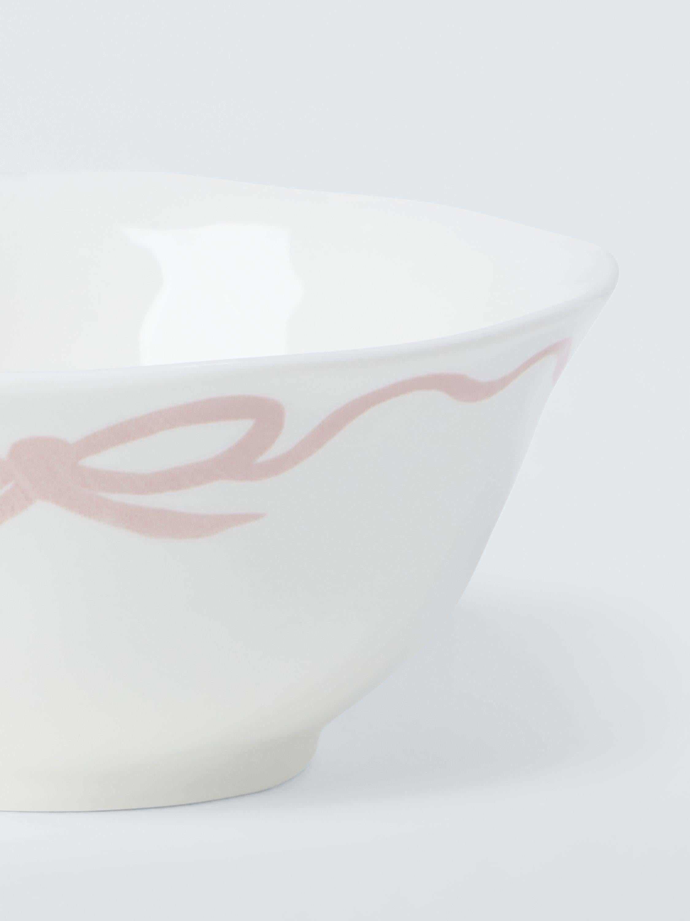 John Lewis pink fine china cereal bowl 15cm (British brand)