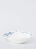 John Lewis Flora Bow fine china pasta bowl 21.5cm blue (British brand)