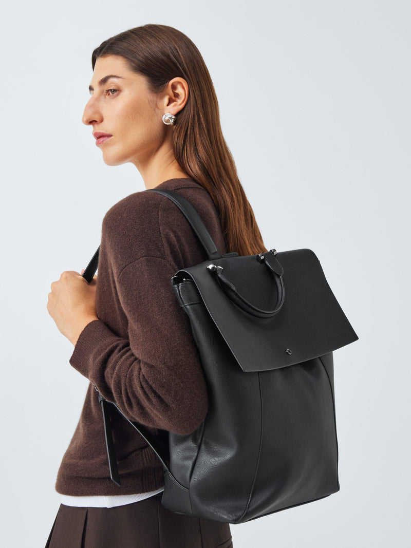 John Lewis Elevated Backpack, 100% recycled polyurethane (British brand)