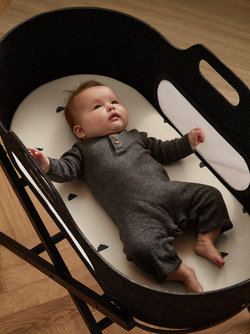Snüz moses basket fitted sheets pack of 2 (British brand)