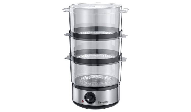 Russell Hobbs 3 Tier Plastic Food Steamer 14453 GOODS Argos