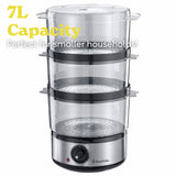 Russell Hobbs 3-tier plastic food steamer 7L (British brand)