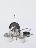 John Lewis 5-piece cookware set induction compatible (British brand)