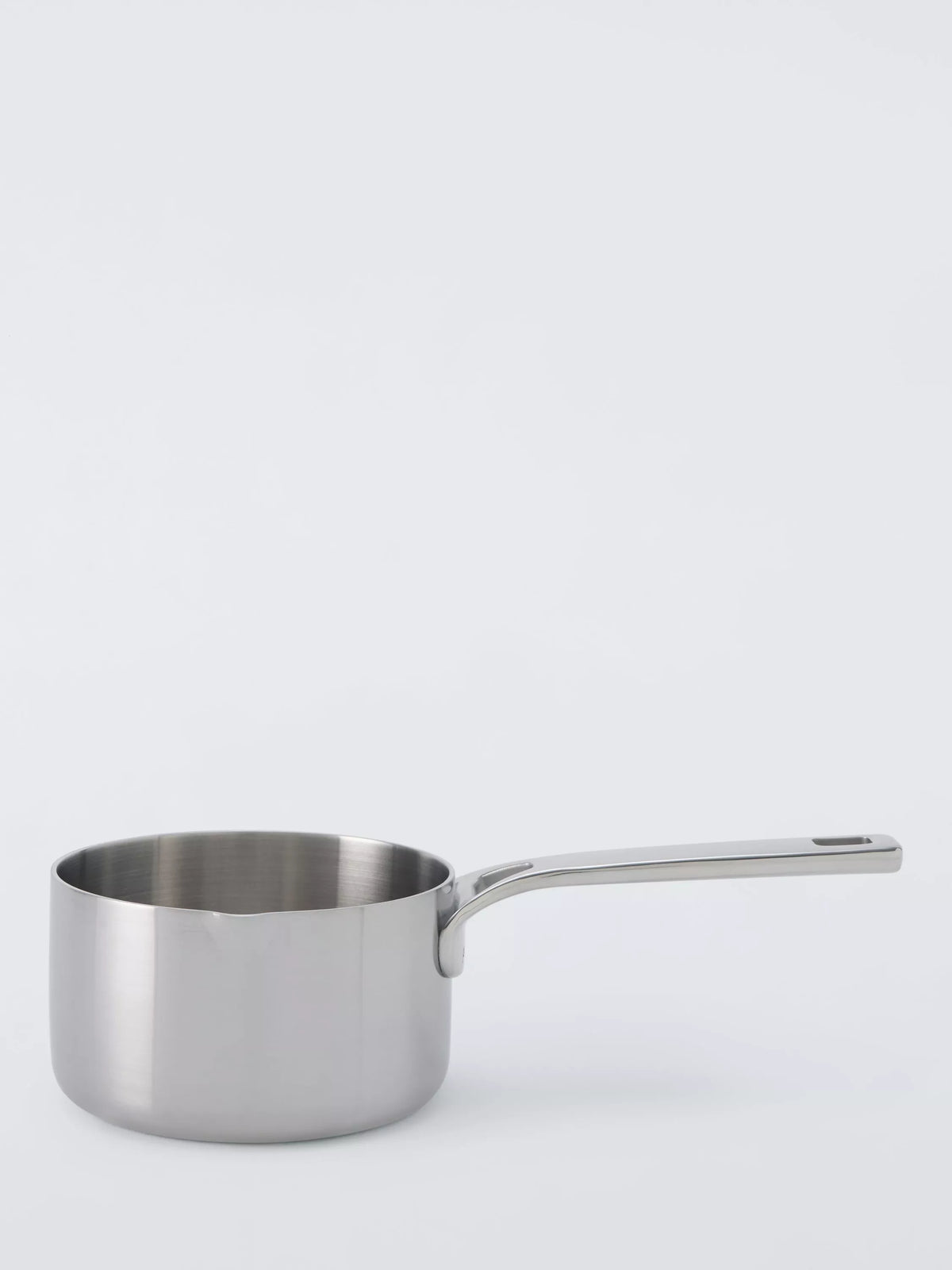 John Lewis 5-Ply Thermacore stainless steel milk pan 14cm - British product