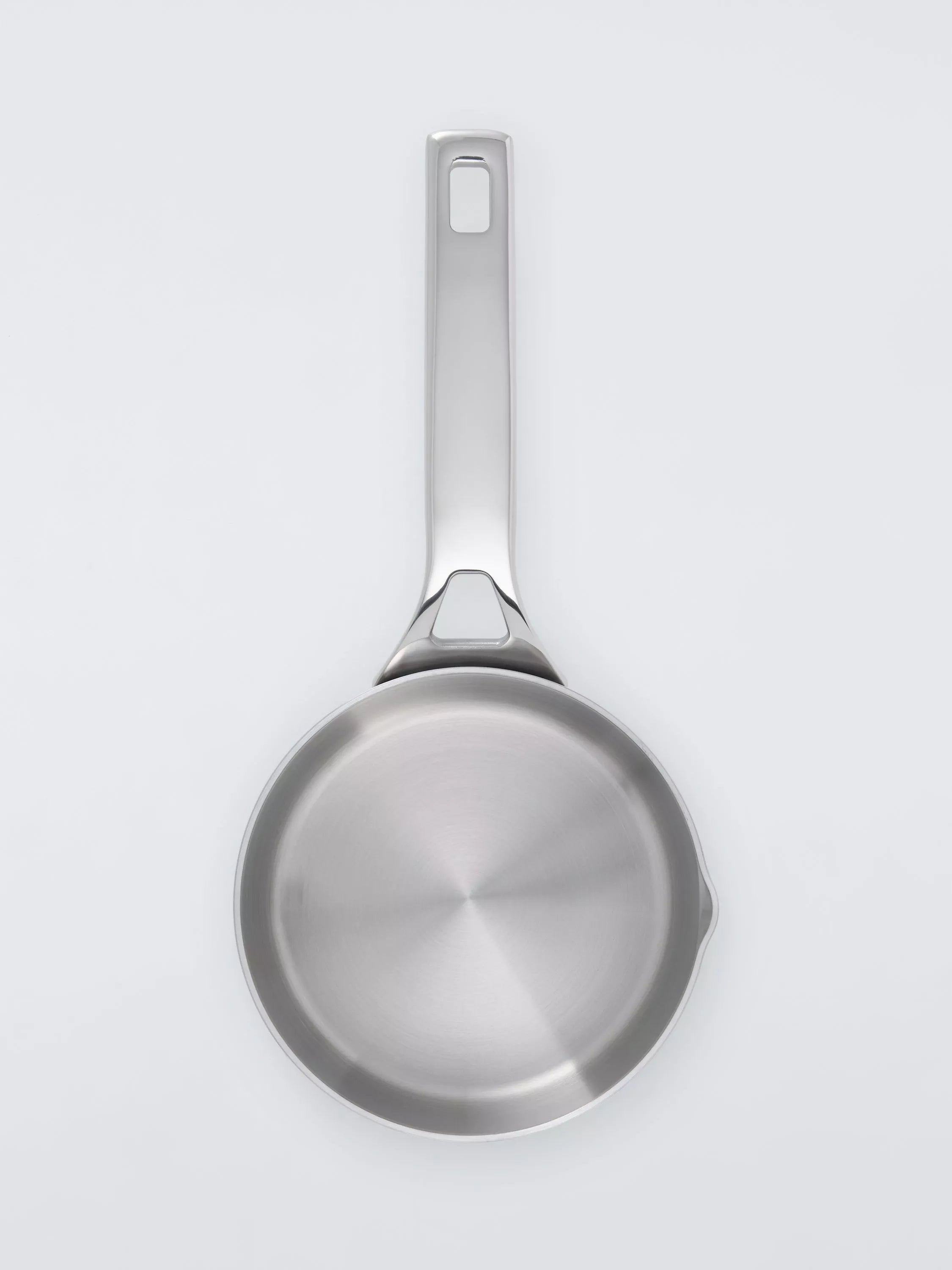 John Lewis 5-Ply Thermacore stainless steel milk pan 14cm - British product