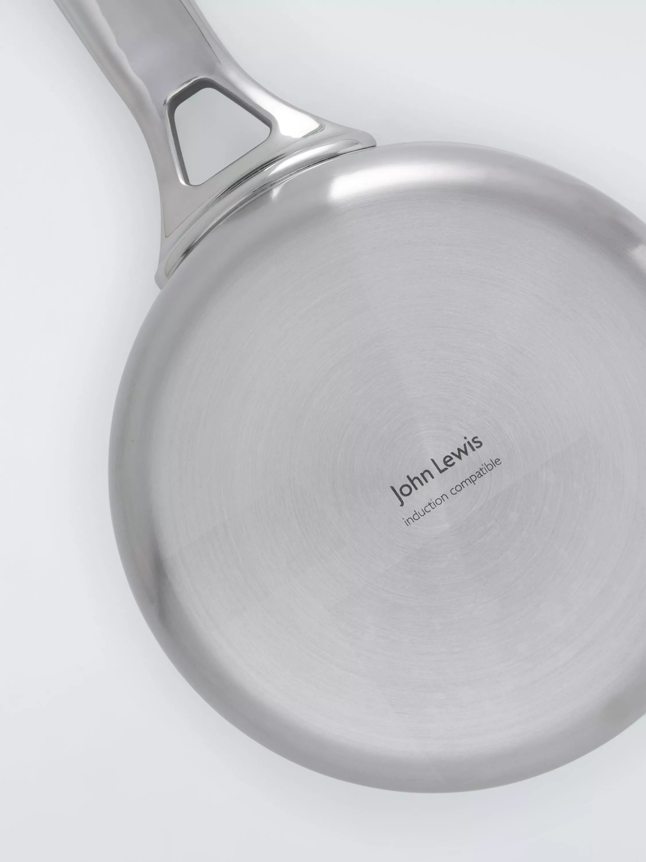 John Lewis 5-Ply Thermacore stainless steel milk pan 14cm - British product
