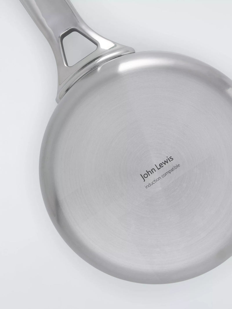 John Lewis 5-Ply Thermacore stainless steel milk pan 14cm - British product