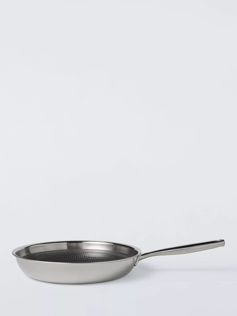 John Lewis Hybrid Stainless Steel Non-Stick Frying Pan