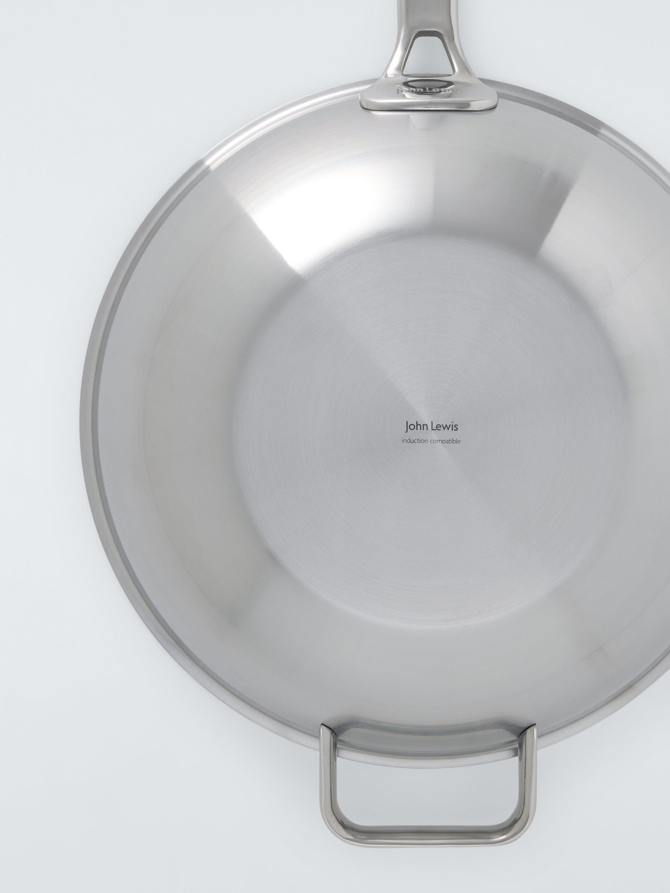 John Lewis uncoated 5-Ply Thermacore wok 30cm, UK version