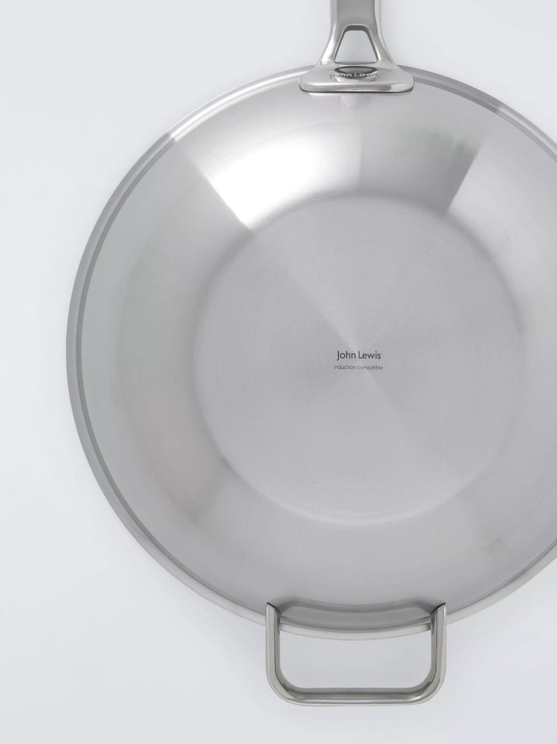 John Lewis uncoated 5-Ply Thermacore wok 30cm, UK version
