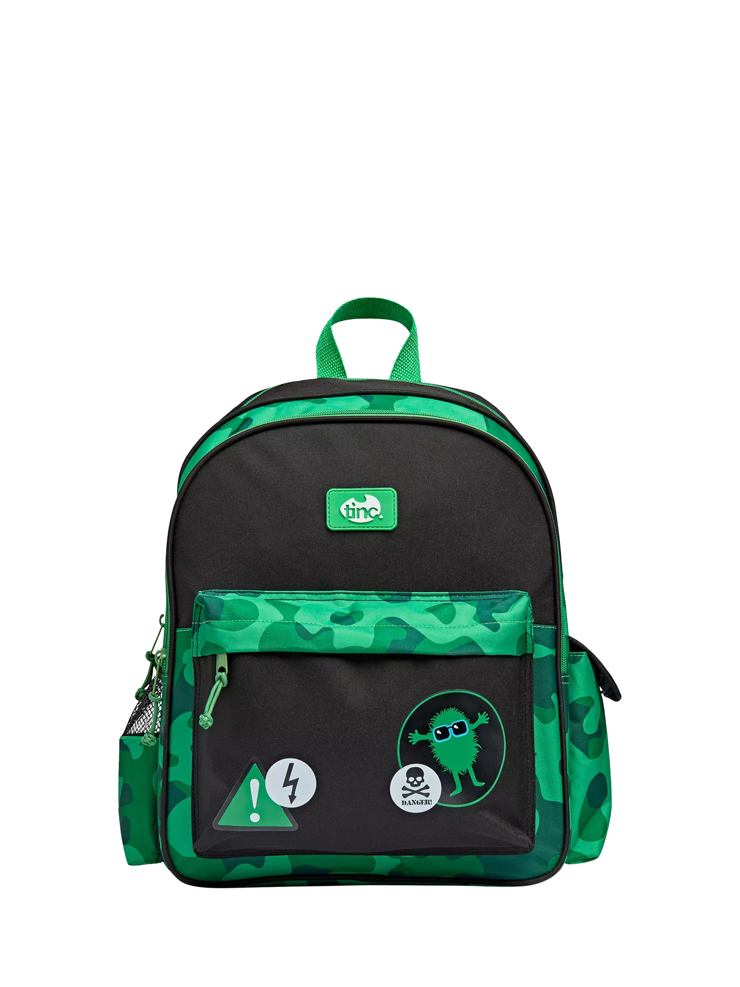 Tinc Kids Hugga Camo backpack green (British brand)