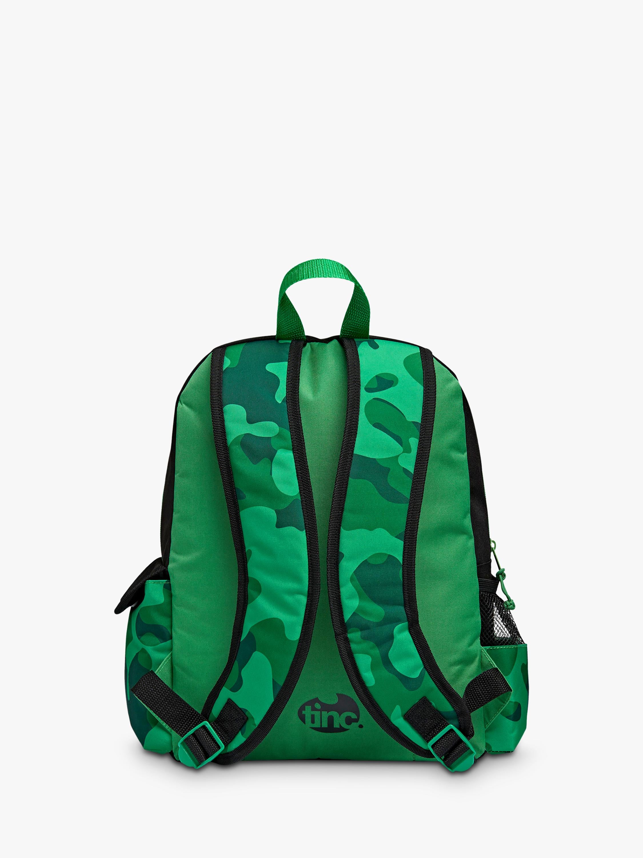 Tinc Kids Hugga Camo backpack green (British brand)