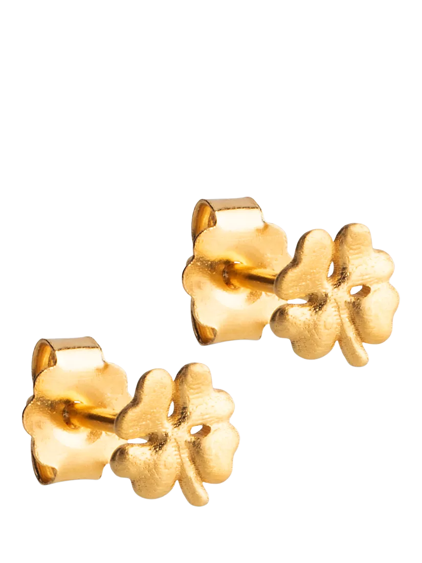 ENAMEL Copenhagen Clover Leaf Stud Earrings