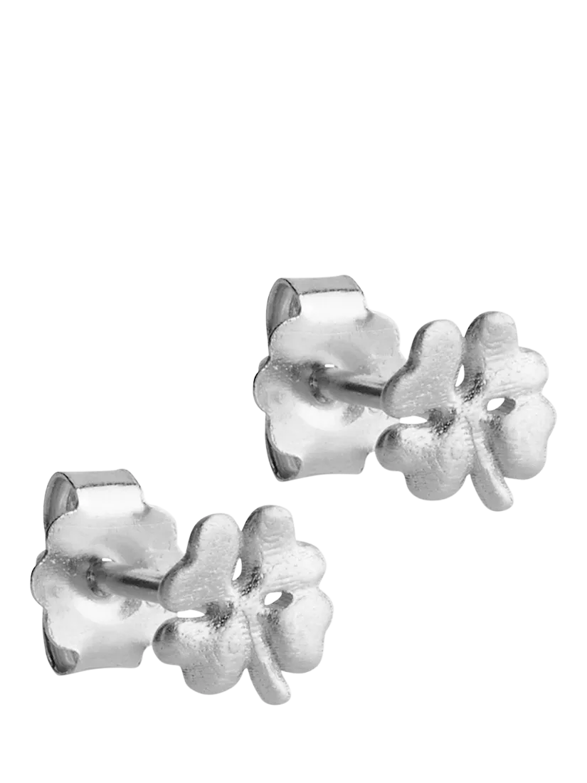ENAMEL Copenhagen clover leaf stud earrings 5.5mm (British brand)
