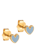 ENAMEL Copenhagen Amore Enamel Heart Stud Earrings
