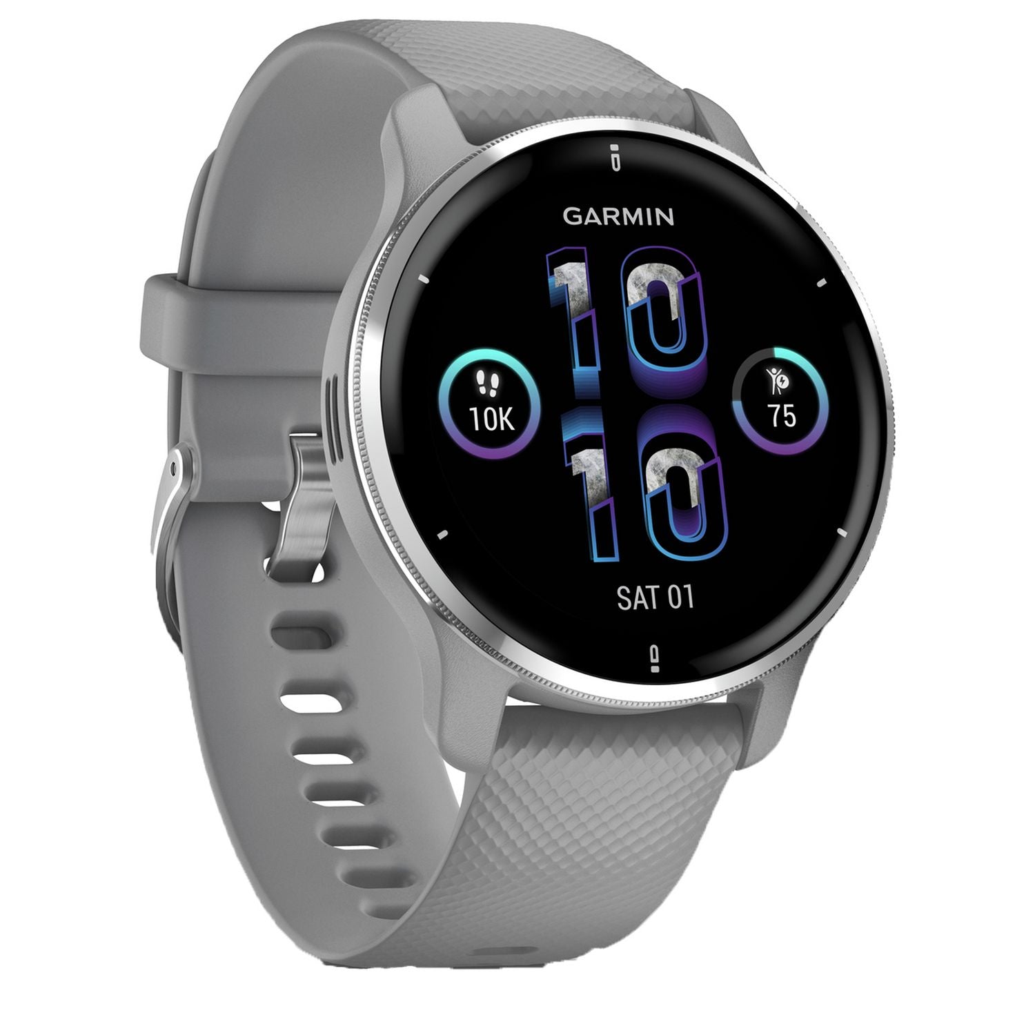 Garmin Venu 2 Plus smart watch in grey steel - British product