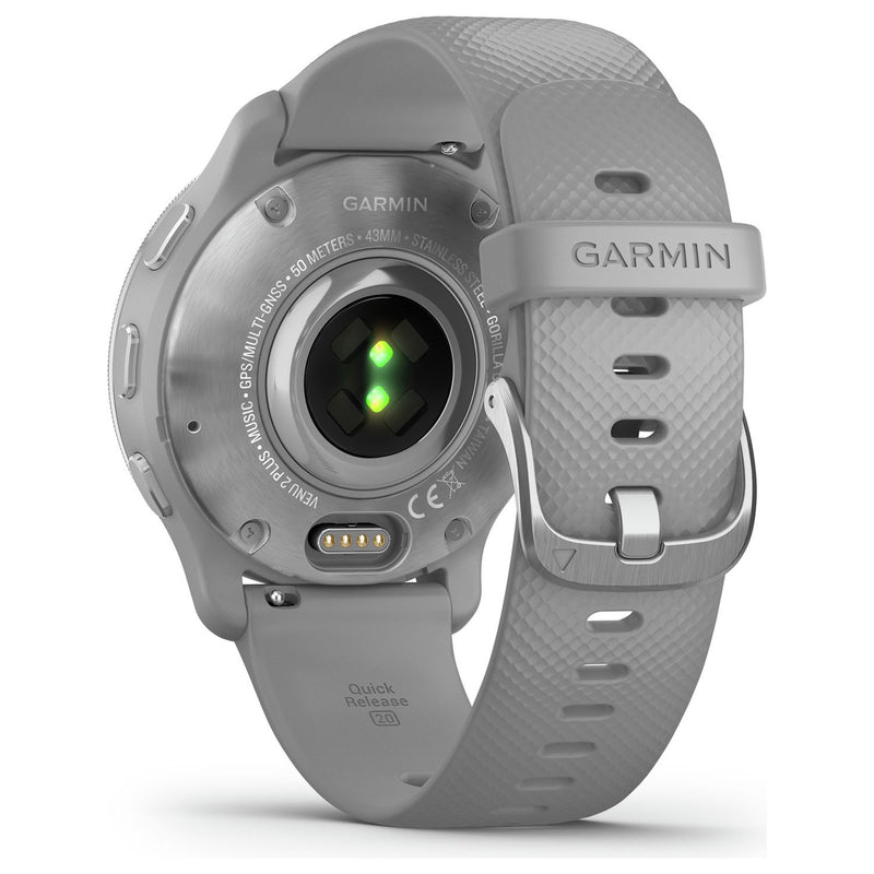Garmin Venu 2 Plus smart watch in grey steel - British product