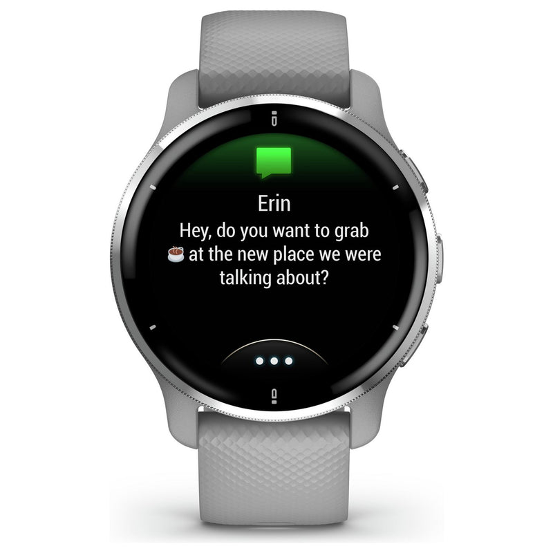 Garmin Venu 2 Plus smart watch in grey steel - British product